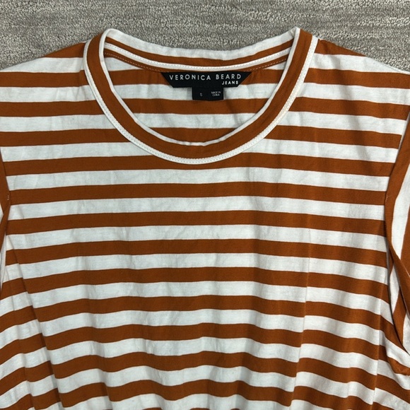 Veronica Beard Buchanan Tee Striped Size Small - Picture 8 of 12